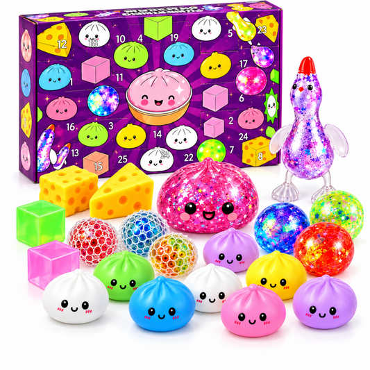 Kalendarz Adwentowy Squishy Gniotki 24 Dni
